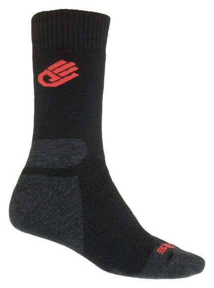 Носки Sensor Expedition Merino black/red 13200081, SU41EM-black-red