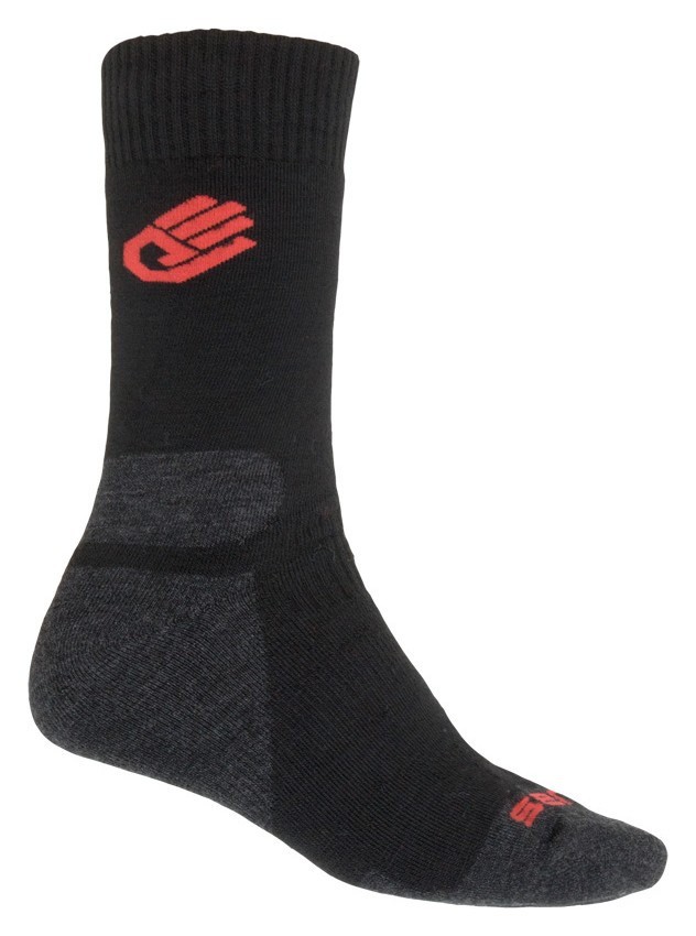 Шкарпетки Sensor Expedition Merino black/red 13200081, SU41EM-black-red, укр, укр