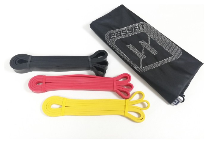 Гумові петлі EasyFit: набір 1-31 кг (3 шт), укр, укр