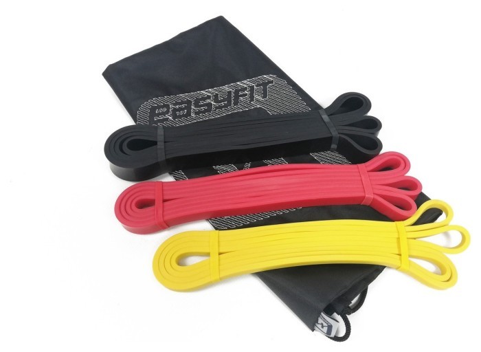 Гумові петлі EasyFit: набір 1-31 кг (3 шт), укр, укр