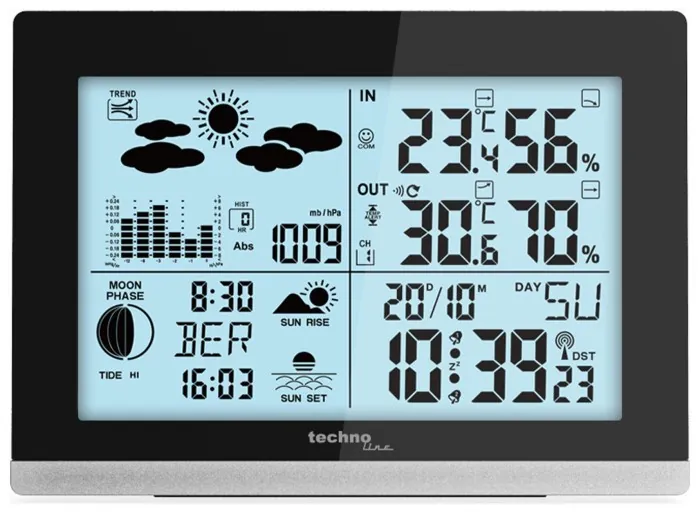 Метеостанция Technoline WS6762 Black (WS6762)