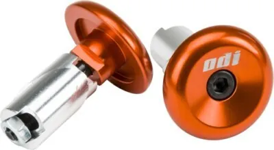 Баренди ODI Aluminum End Plugs w/Lasered Logo ORANGE (OBOD_L71APO)