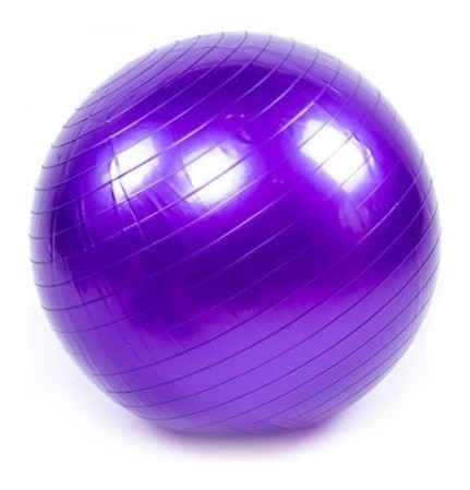 Мяч фітнес World Sport, 65см гладкий (800гр) GymBall, фіолетовий, укр