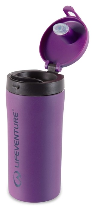 Кружка Lifeventure Flip-Top Thermal Mug фиолетовый