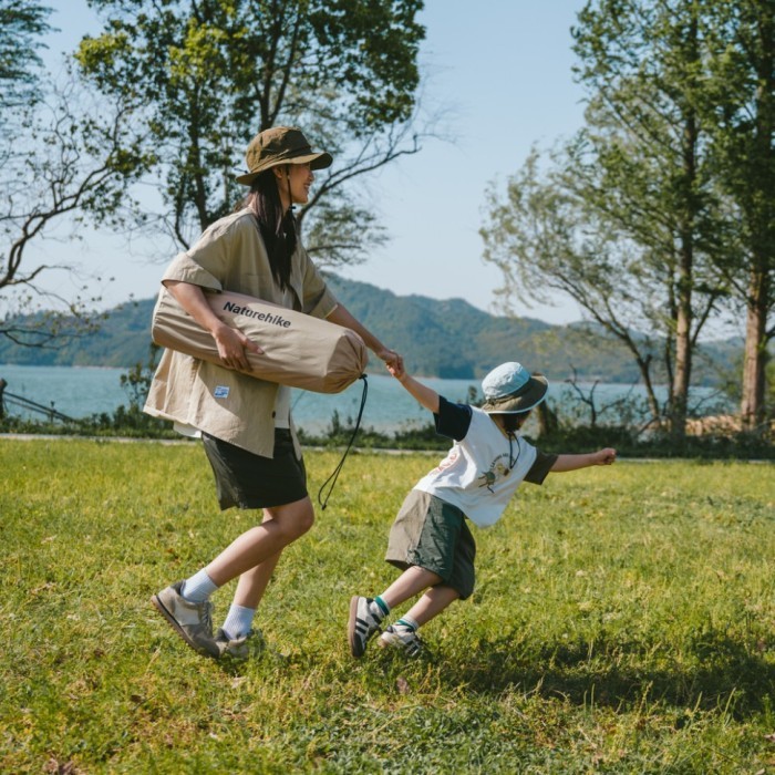 Самонадувний килимок Naturehike CNK2550WS025, 60мм, бежевий