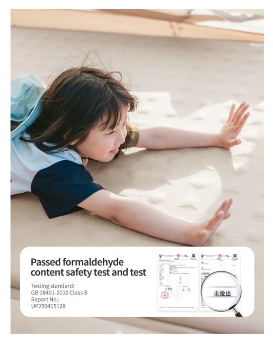 Самонадувний килимок Naturehike CNK2550WS025, 60мм, бежевий, укр, укр