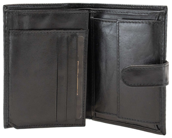 Портмоне чоловіче шкіряне Semi Line RFID Black (P8270-0)