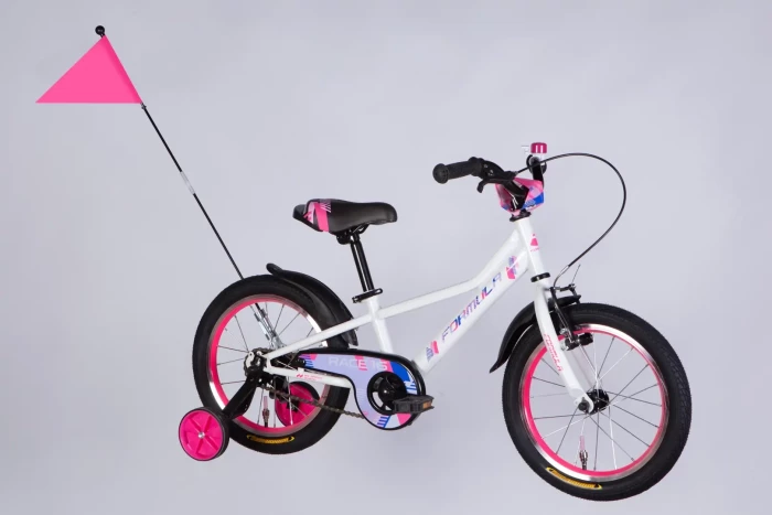 Велосипед ST 16" Formula Kid RACE BH рама-8,5" білий з рожевим 2026