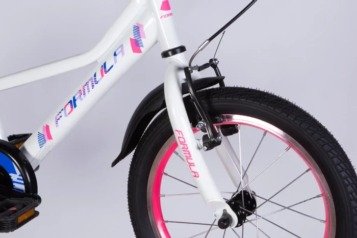 Велосипед ST 16" Formula Kid RACE BH рама-8,5" білий з рожевим 2026