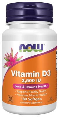 Vitamin D3 2500 IU - 180 softgels