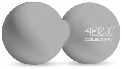 Масажний м'яч подвійний 4FIZJO Lacrosse Double Ball 6.5 x 13.5 см Grey (P-5907739314345)