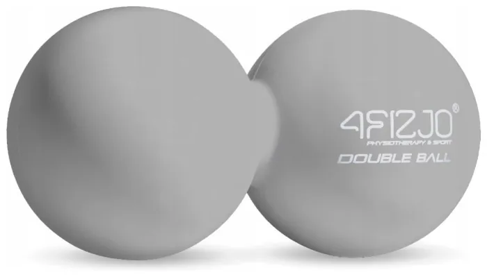 Масажний м'яч подвійний 4FIZJO Lacrosse Double Ball 6.5 x 13.5 см Grey (P-5907739314345)