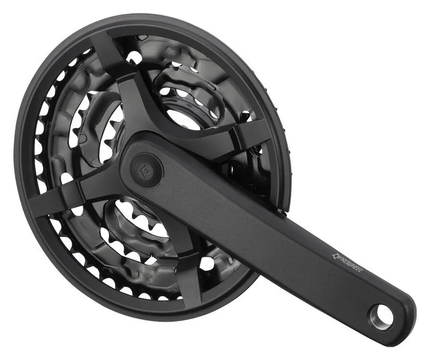 Шатуні велосипедні (комплект) Pro Wheel TC-CY03 42-32-22T 175мм Black (CK0746) (Чорний)