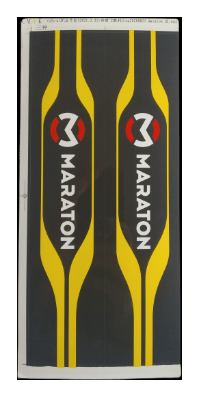 Стикер на рулевую стойку для Городского самоката Maraton, укр, укр