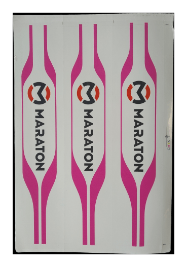 Стикер на рулевую стойку для Городского самоката Maraton