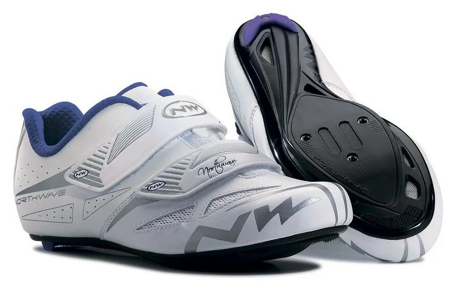 Туфлі велосипедні Northwave ECLIPSE EVO W 37 (6.5US) White/grey (80151011-62) (250мм grey, white)