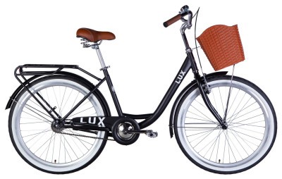 Велосипед уцінений ST 26" Dorozhnik LUX Velosteel рама-17" чорний (матовий) 2026