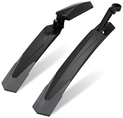 Крило пер+зад 26"-29" Green Cycle MFR-89, швидкознімне кріплення, гнучкі боковини, вага 251 грам, дл. пров 620 мм, дл. зад 540 мм, чорні