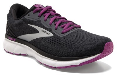 Кроссовки женские Brooks TRACE W 36.5 (6.0US) 021 Ebony/black/wood violet (1203511B021)
