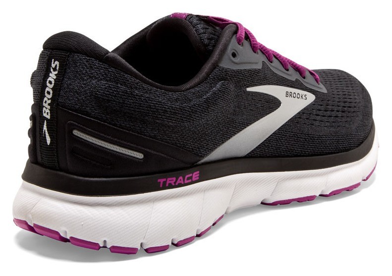 Кроссовки женские Brooks TRACE W 36.5 (6.0US) 021 Ebony/black/wood violet (1203511B021)