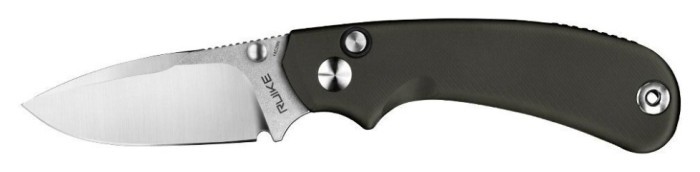 Ніж складаний кишеньковий Ruike P736-AK, (7.5 см) 14C28N / алюміній, сірий