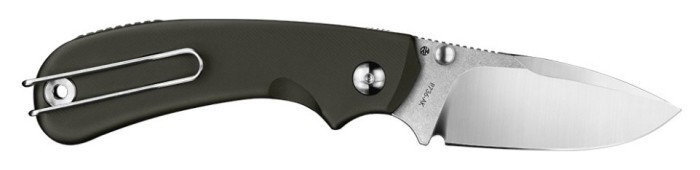 Ніж складаний кишеньковий Ruike P736-AK, (7.5 см) 14C28N / алюміній, сірий