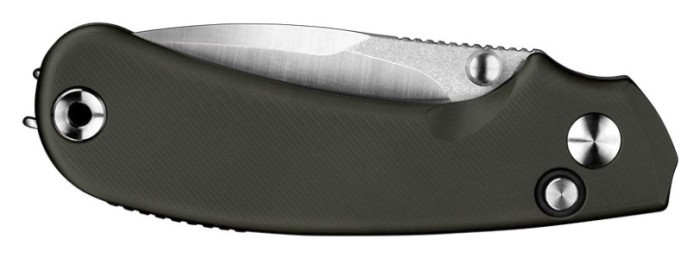 Ніж складаний кишеньковий Ruike P736-AK, (7.5 см) 14C28N / алюміній, сірий