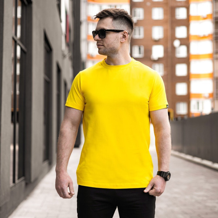 Мужская футболка желтая Pobedov Peremoga