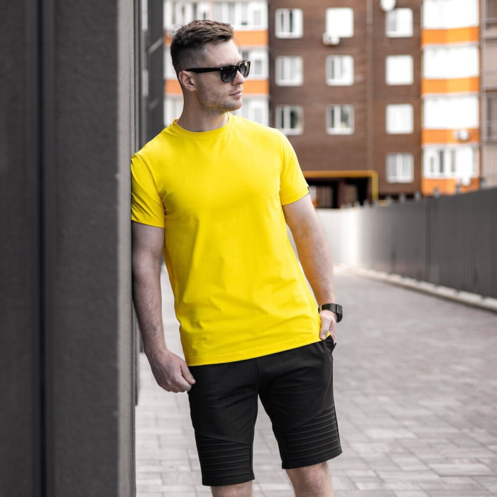 Мужская футболка желтая Pobedov Peremoga