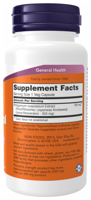 Resveratrol 350mg - 60 vcaps
