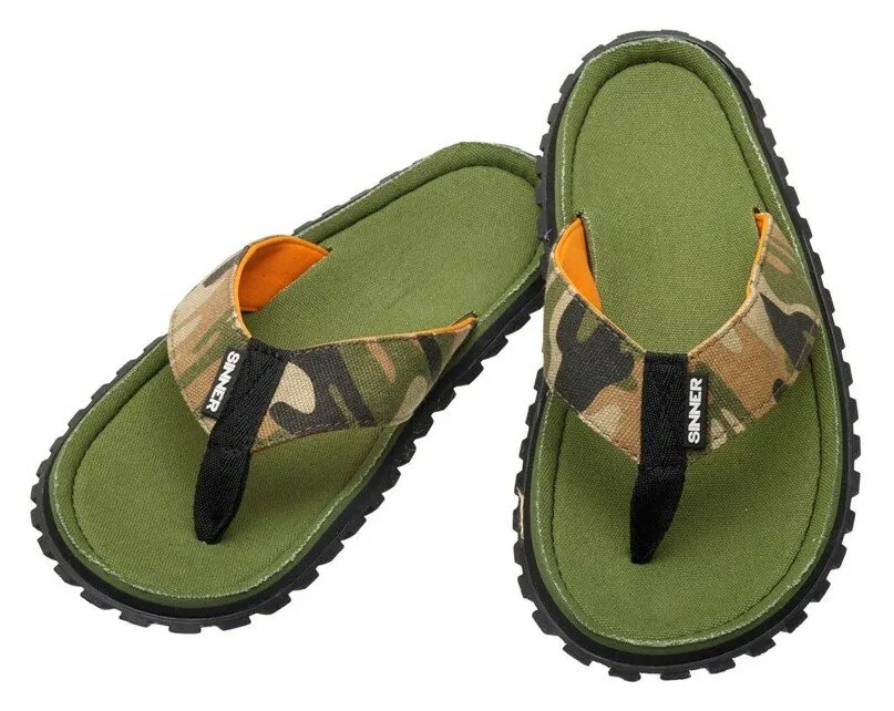 Cланці чоловічі Sinner BEACH SLAPS IIII M 40.0 EU Green camo (SIAC-595-75) (44.0 EU 280мм green camo)