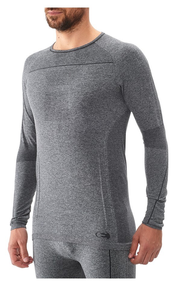 Термобелье для взрослых: мужская кофта Eider SKIN LS TEE M 6783 L, XL Grey cloudy (EIV4132)