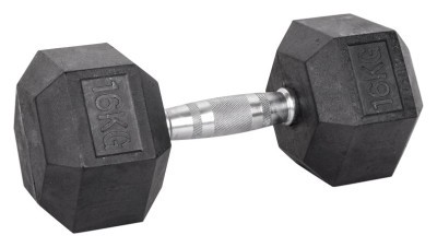 Гантель шестигранный inSPORTline Hexsteel 16 кг