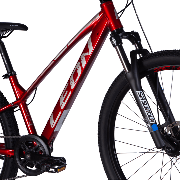 Велосипед AL 26" Leon SUPER JUNIOR DD CS рама-13" червоний 2025