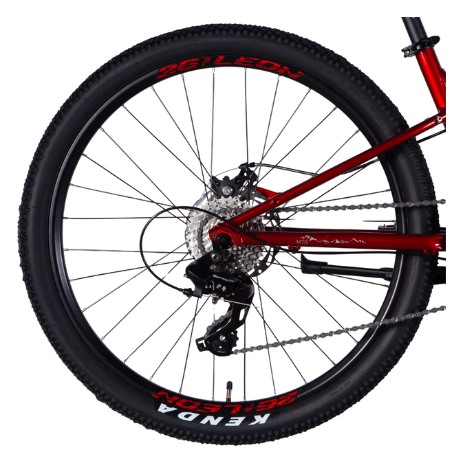 Велосипед AL 26" Leon SUPER JUNIOR DD CS рама-13" червоний 2025