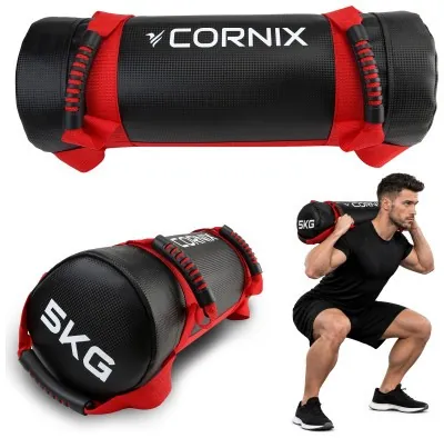 Мешок для кроссфита Cornix 5 кг тренировочный XR-0548 Black/Red