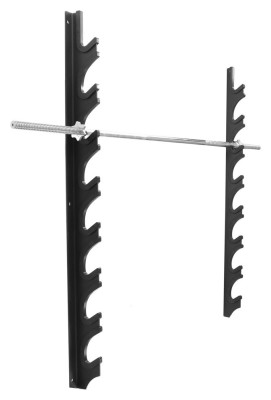 Кронштейн настінний для грифів на 8 штук Zelart TA-2262 (метал, розмір 135x12x88см, чорний)