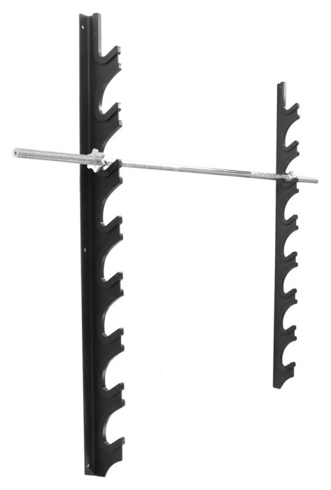 Кронштейн настінний для грифів на 8 штук Zelart TA-2262 (метал, розмір 135x12x88см, чорний), укр, укр