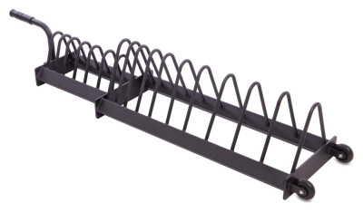 Стійка горизонтальна для млинців дисків Zelart TA-0918 (метал, розмір 130x32x28см, чорний)