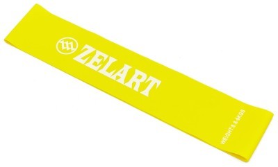 Лента сопротивления Zelart LOOP BANDS FI-8228-1 (500x50,8x0,35мм, жесткость XXS), желтый