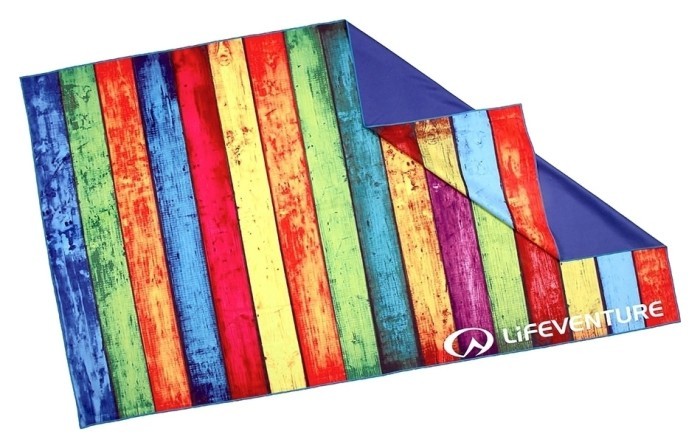 Полотенце Lifeventure Soft Fibre Printed Striped Planks Giant