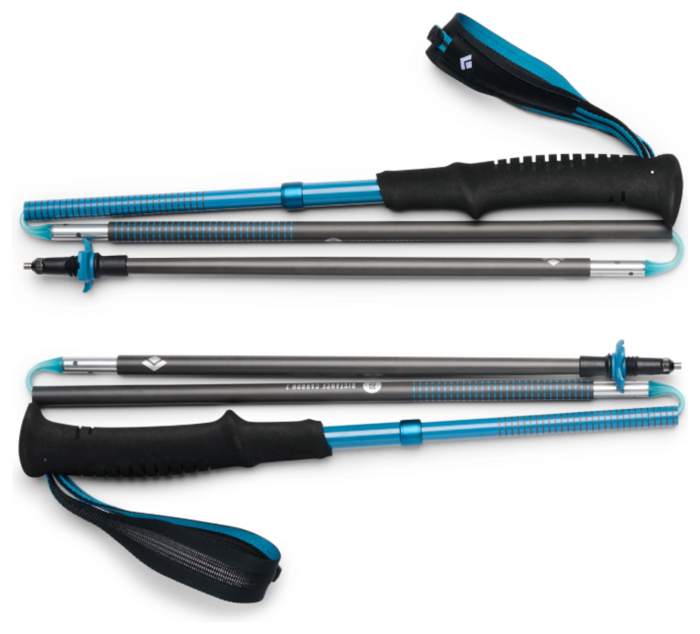 Треккинговые палки Black Diamond Distance Carbon Z, 110 см, Desert Sky
