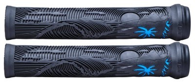 Грипсы ODI Hucker Flangeless 160mm Black Blue ODI Hucker Flangeless 160mm Black Blue