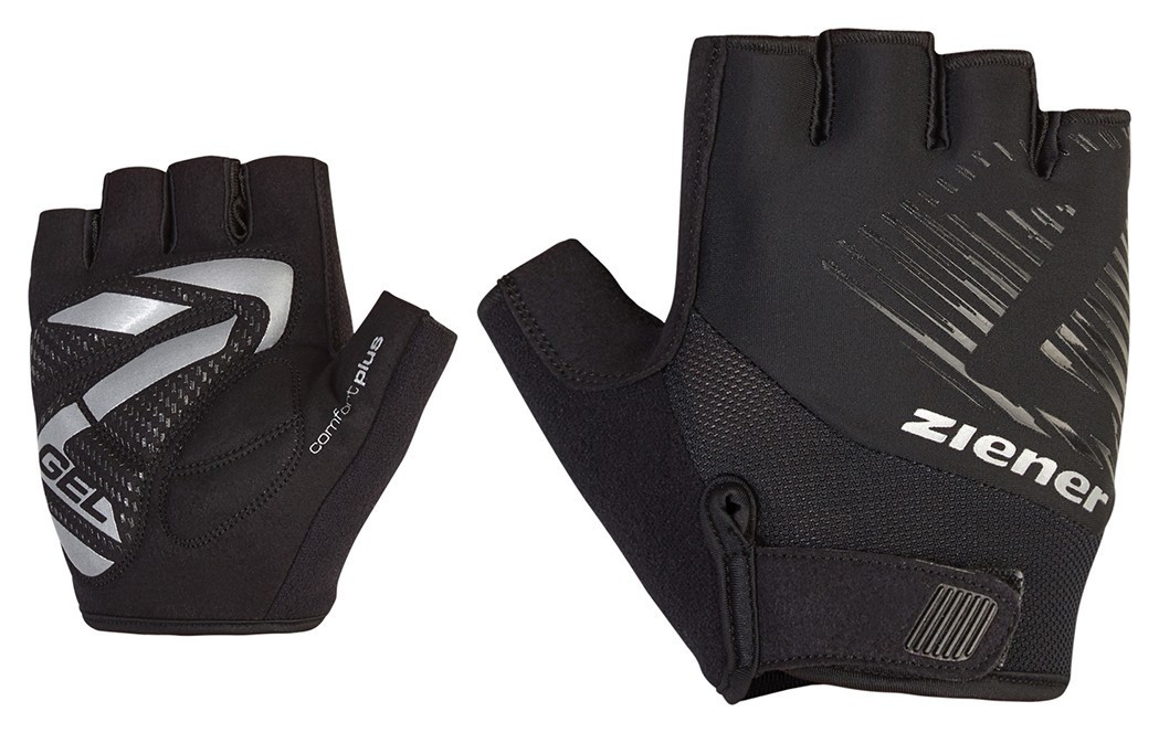 Ziener велоперчатки Curdt black 10, укр, укр