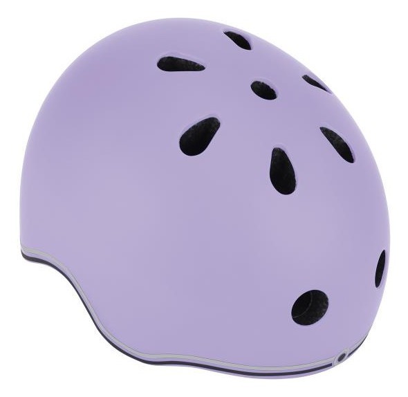 Шолом захисний дитячий GLOBBER GO UP LIGHTS, лавандовий, з ліхтариком, 45-51см