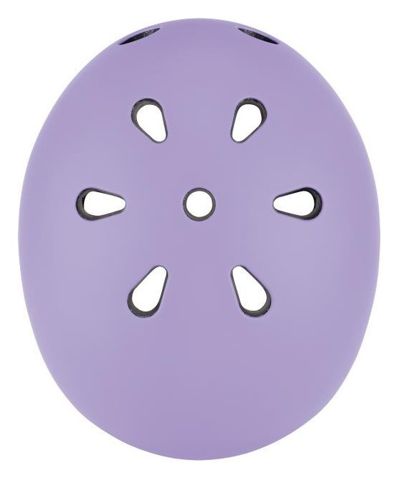 Шолом захисний дитячий GLOBBER GO UP LIGHTS, лавандовий, з ліхтариком, 45-51см