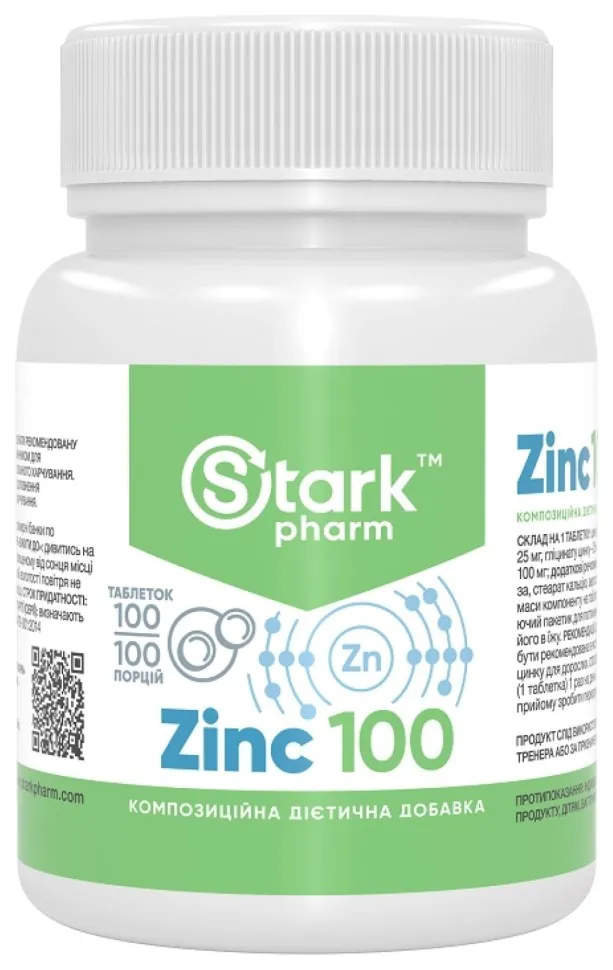 Stark Zinc 100mg - 100tabs (DSN_100-38-0362989-20)
