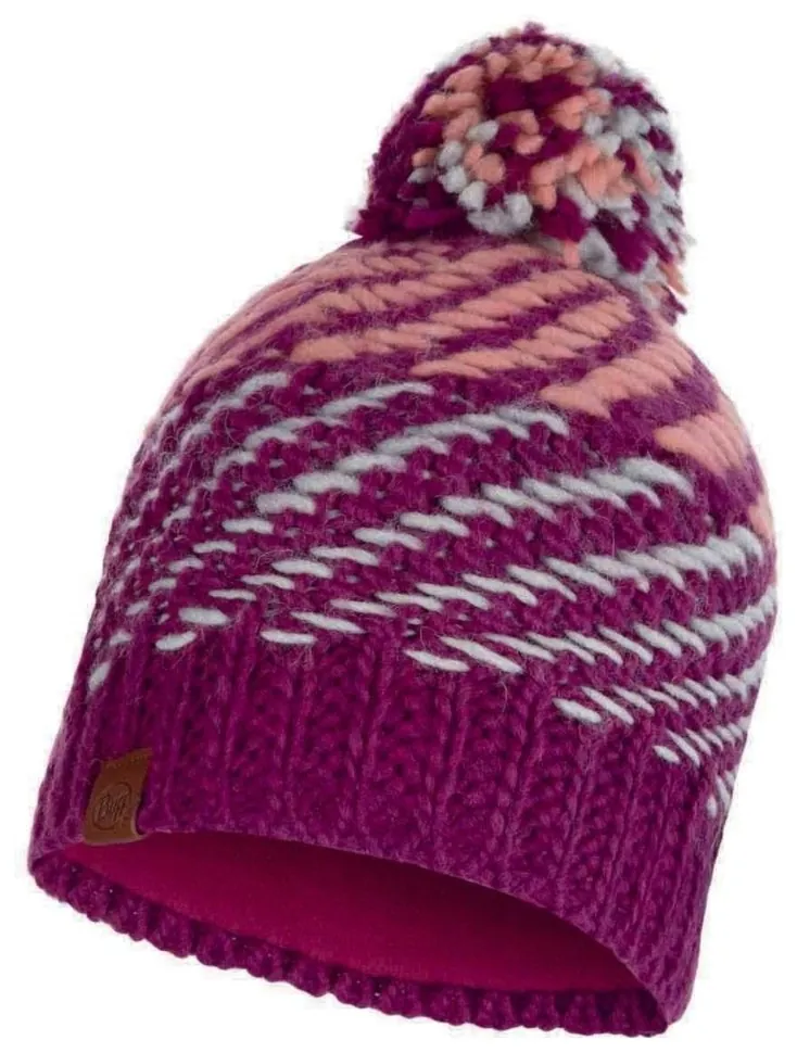 Шапка Buff Knitted & Polar Hat Nella, Purple Raspebrry (SHM_BU 117891.620.10.00)