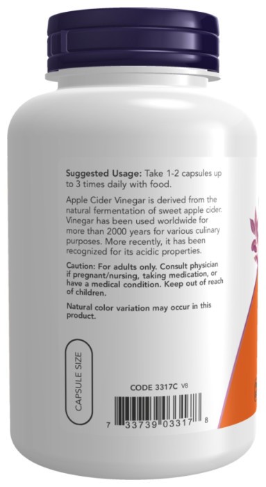Apple Cider Vinegar 450 mg - 180 vcaps