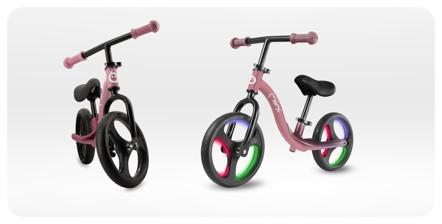 Биговел MoMi ISOKA LED Pink